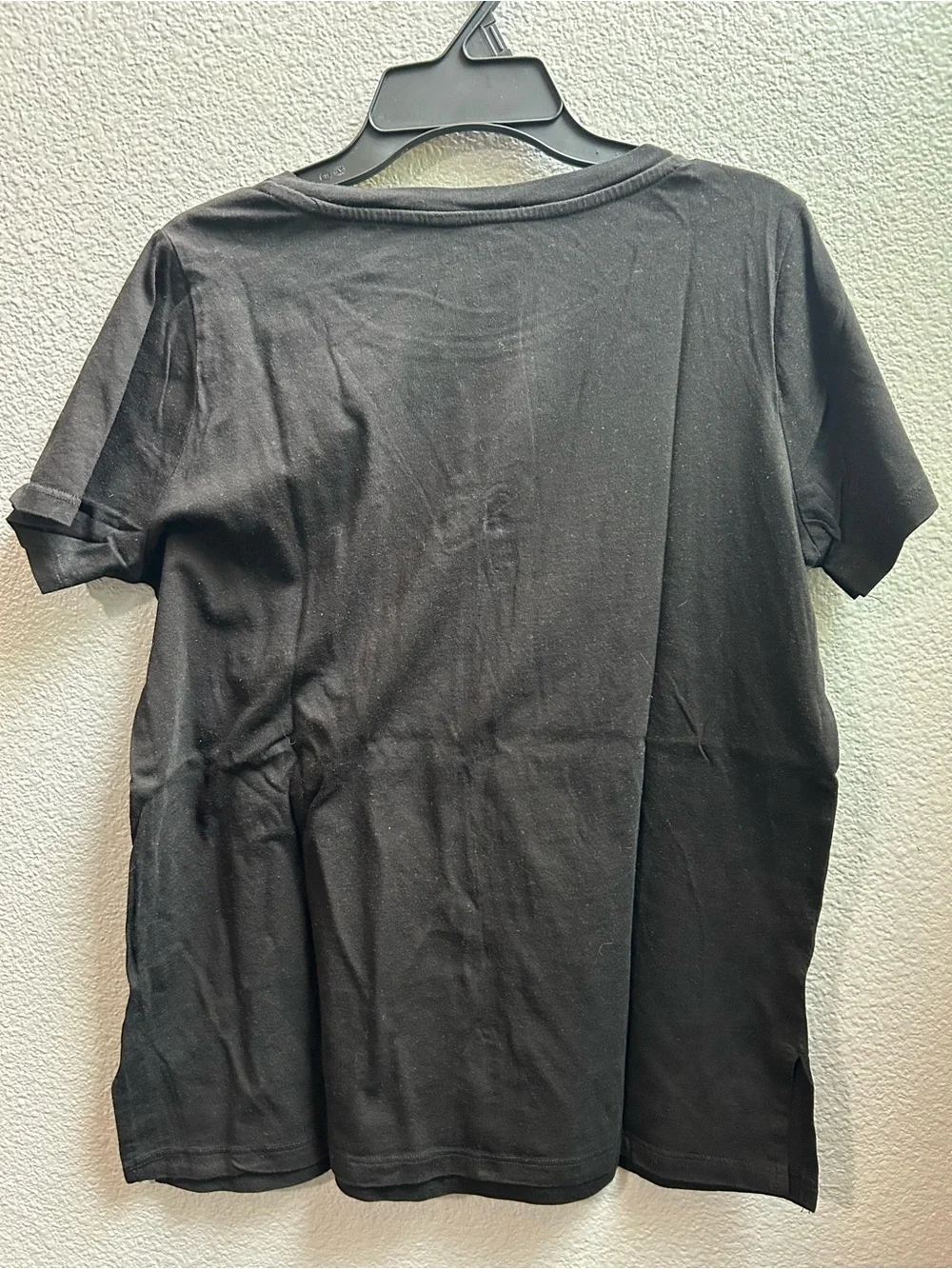Michael Kors Black Studded MK Logo Short Sleeve Tee